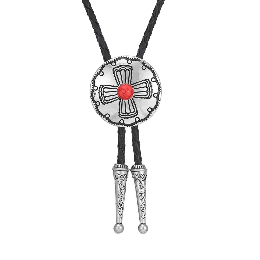 Cocho Style Cross Bolo Tie