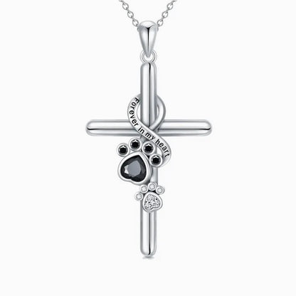 Dog Lover's Cross Necklace