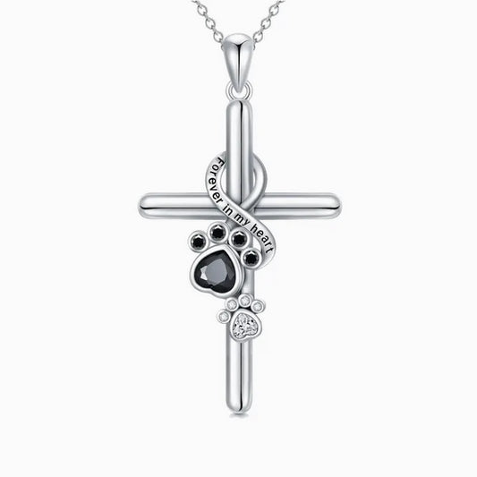 Dog Lover's Cross Necklace