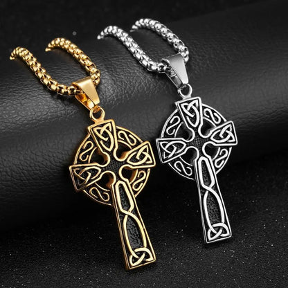 Celtic Vintage Cross Necklace