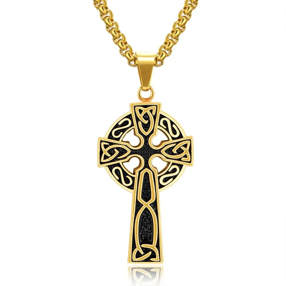 Celtic Vintage Cross Necklace