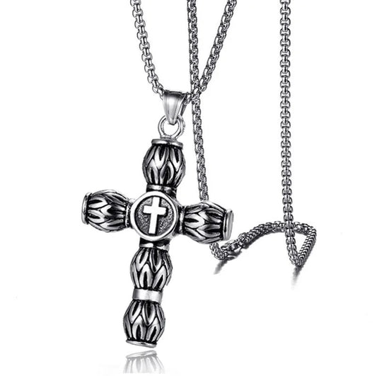 Attractive Unisex Stainless Steel Cross