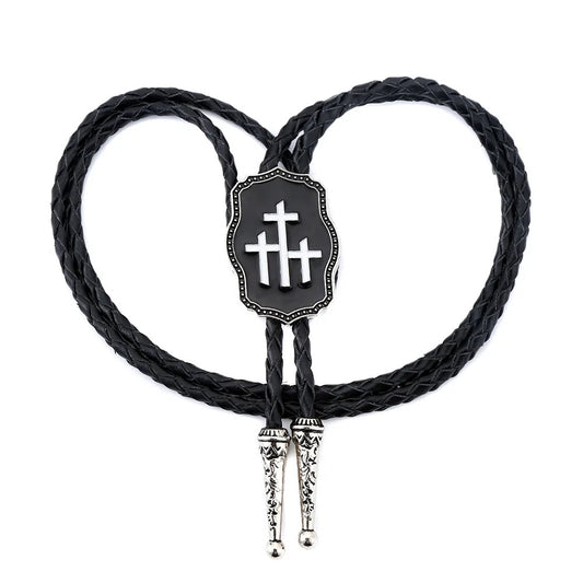Calvary Cross Bolo Tie
