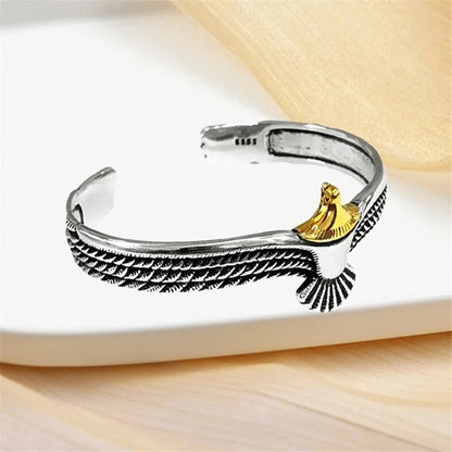 Spread Eagle Two Tone Bracelet