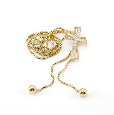 Non-Tarnish Cross Necklace