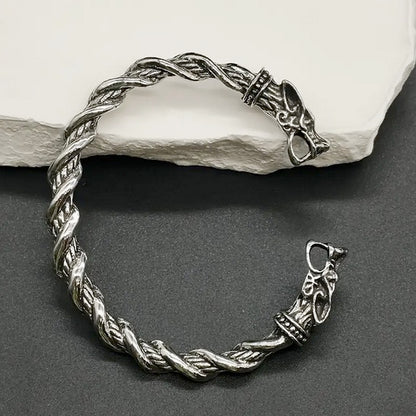 Silver Wolf Bracelet