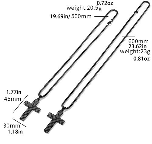 American Flag Cross Bible Verse Necklace - ON SALE NOW!