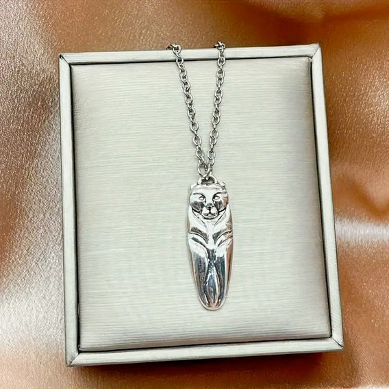 Wilderness Two Sided Bear Totem Necklace