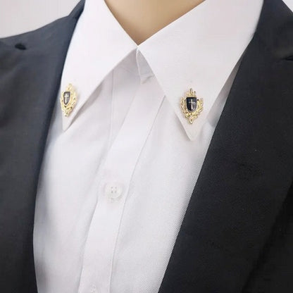 Crown Cross Collar Pin (2)