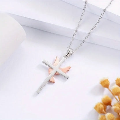 Classic Dove Cross Necklace