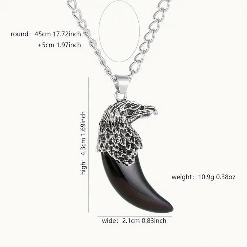 Eagle Head Pendant Necklace