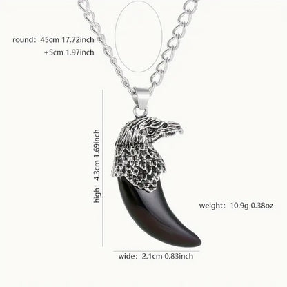 Eagle Head Pendant Necklace