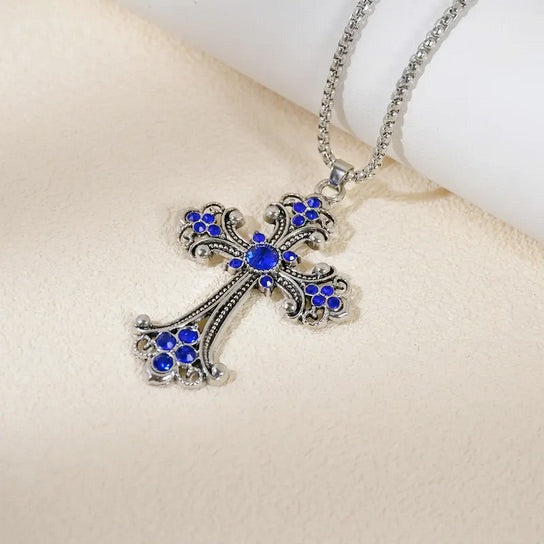 Deep Blue Lopez Color Exquisite Cross