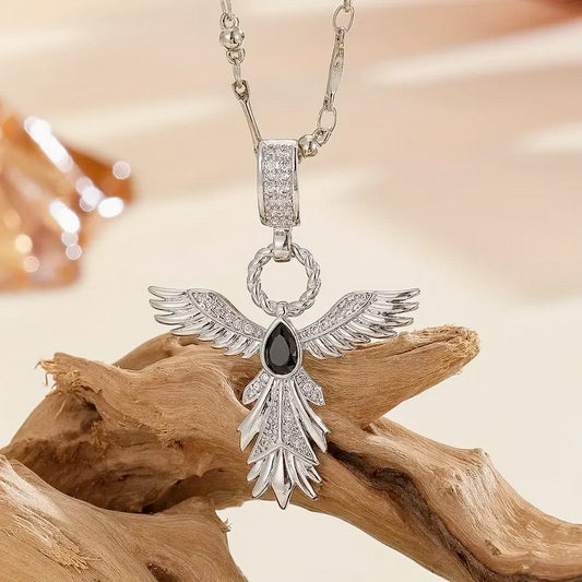 Elegant Phoenix Wing Necklace - Classic Angel Wings Clavicle Chain