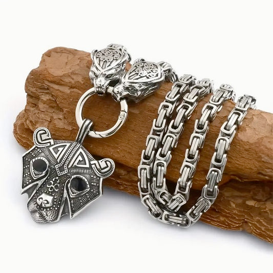 Vintage Large Bear Necklace