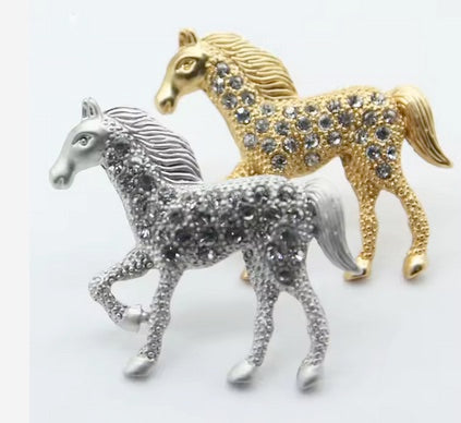 Save The Wild Horses Brooch- Two Colors