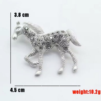 Save The Wild Horses Brooch- Two Colors