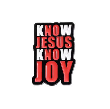 Know Jesus Know Joy Pin