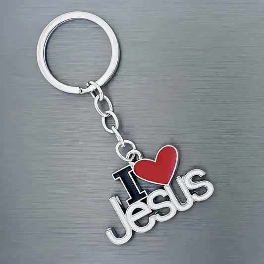 I Love Jesus Keychain
