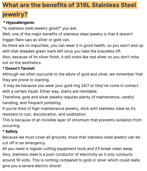 Fine Stainless-Steel Gold-Plated Cross of Nails Necklace