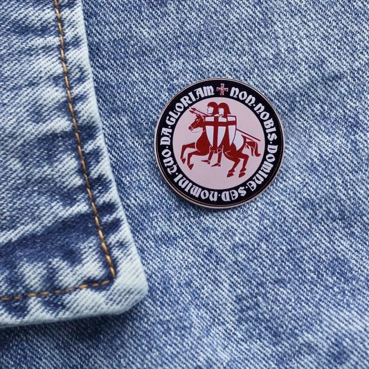 Crusader Knights Templar - Armor of God Badge - Pin