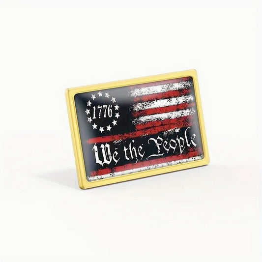 We The People 1776 Flag Pin