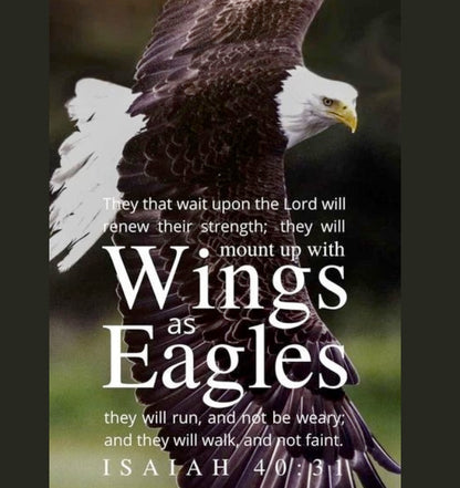 20 Inch Cuban Link Chain with American Flag and Eagle CZ Pendant